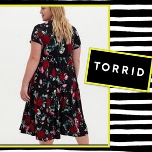 Skull💀& Moth Print Dress